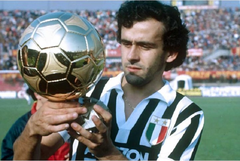 Michel Platini quả bóng vàng các năm 1983, 1984 và 1985